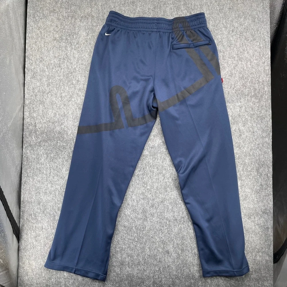 Vintage Nike Lebron James Sweatpants Mens XL Navy Blue Basketball Track Y2K